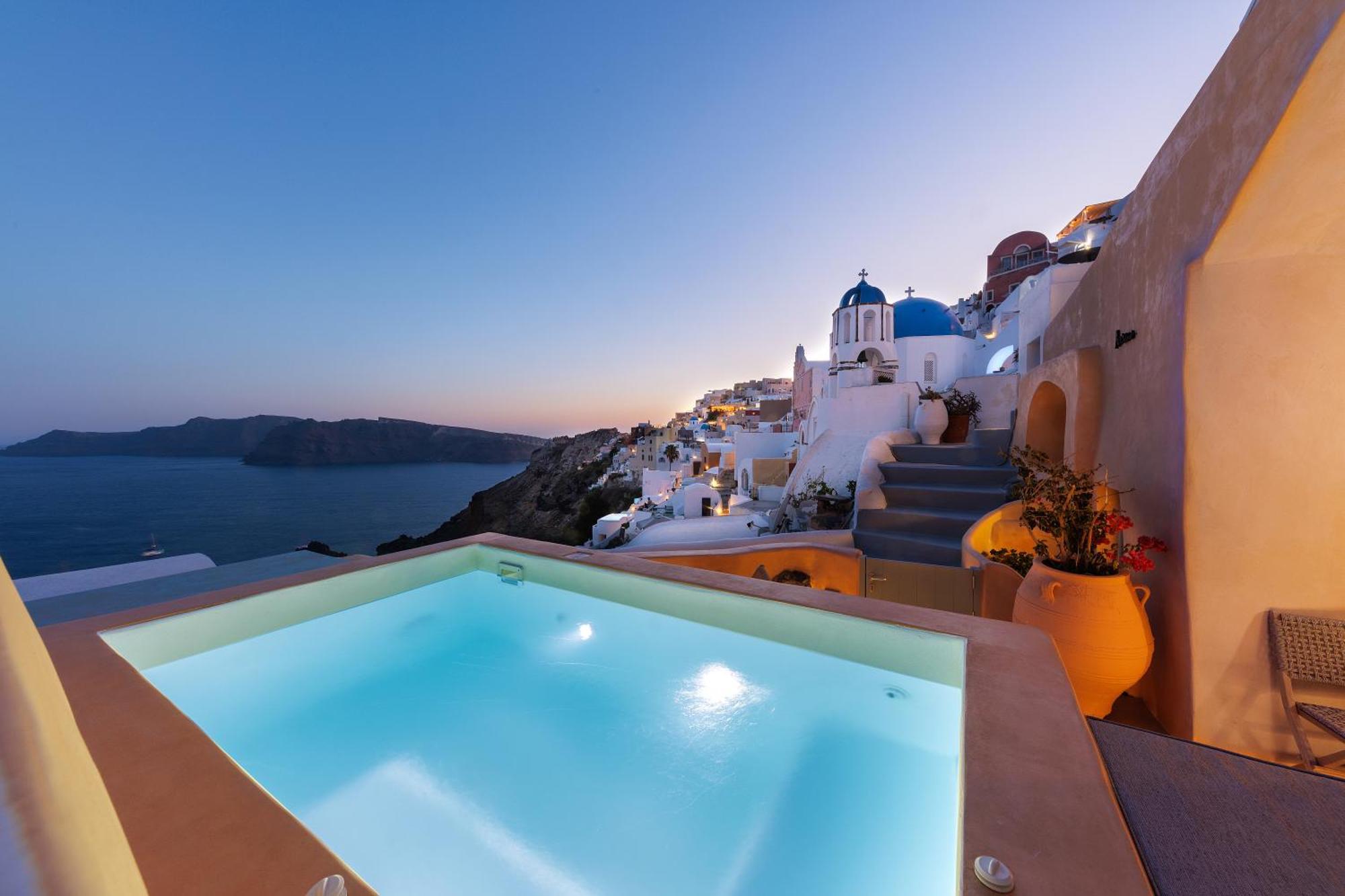 Annouso Villa With Hot Tub By Caldera Houses Ia Exterior foto